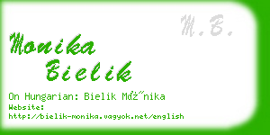 monika bielik business card